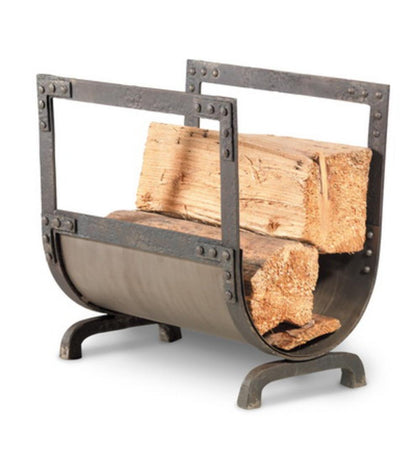 Plow & Hearth Fireplace Tool Sets Fireplace & Hearth Old World Forged Iron Fireplace Screens, Wood Holder And Tool Set