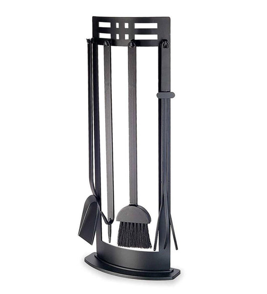 Plow & Hearth Fireplace Tool Sets Fireplace & Hearth Portfolio Fireplace Tool Set - Black