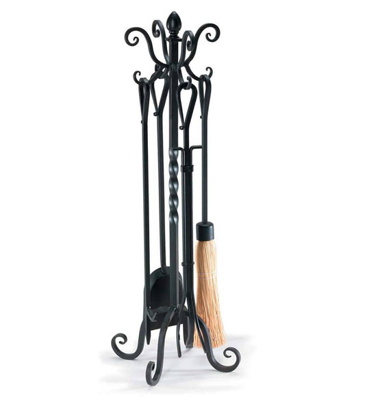 Plow & Hearth Fireplace Tool Sets Fireplace & Hearth Victorian Fireplace Tool Set - Black
