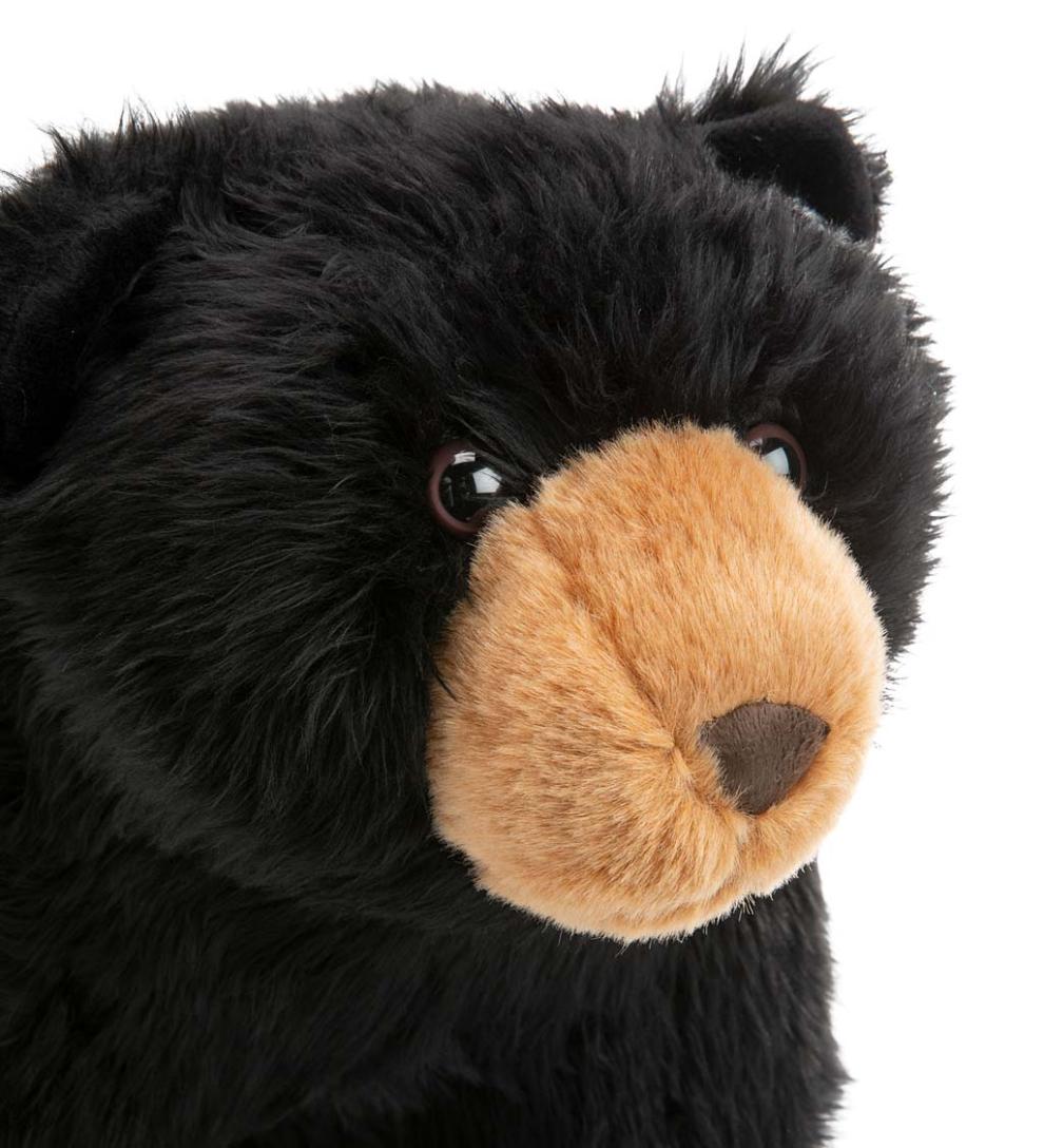 Plow & Hearth Footstools Indoor Living Black Bear Footstool