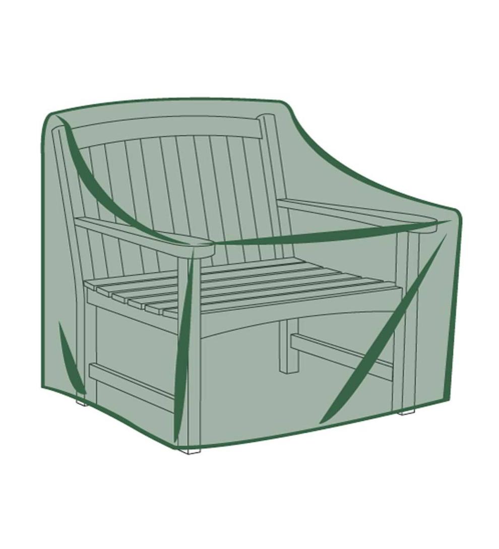 Plow & Hearth Furniture Covers Outdoor Living Classic Deep Seat Chair Cover - Green