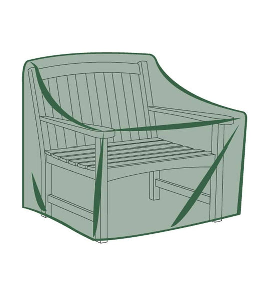Plow & Hearth Furniture Covers Outdoor Living Classic Deep Seat Chair Cover - Green