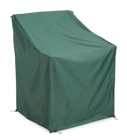 Plow & Hearth Furniture Covers Outdoor Living Classic Outdoor Furniture All-Weather Cover For Armchair - Green
