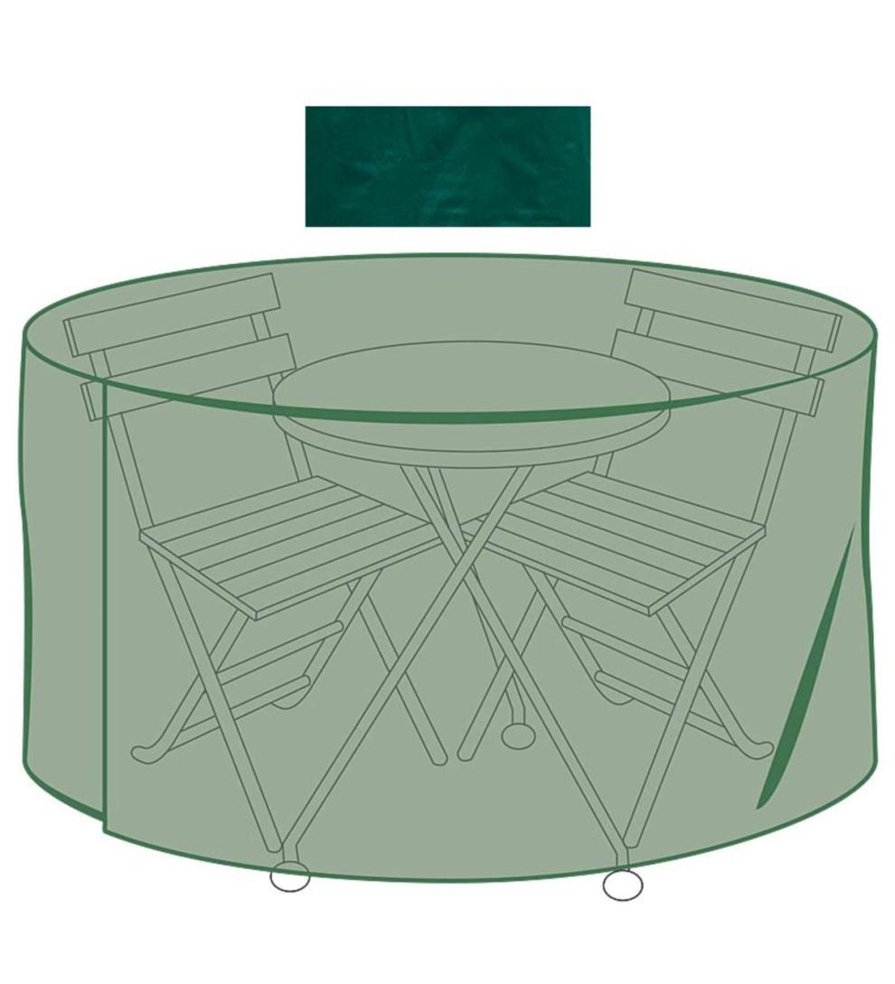 Plow & Hearth Furniture Covers Outdoor Living Classic Outdoor Furniture All-Weather Cover For Cafe Table & Chairs - Green