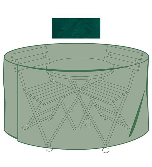 Plow & Hearth Furniture Covers Outdoor Living Classic Outdoor Furniture All-Weather Cover For Cafe Table & Chairs - Green