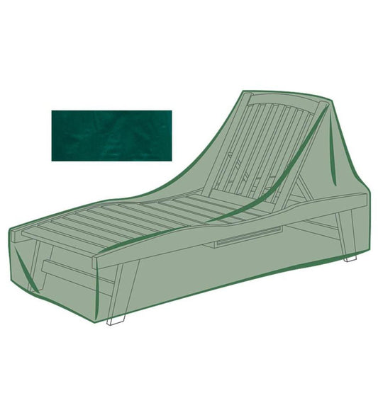 Plow & Hearth Furniture Covers Outdoor Living Classic Outdoor Furniture All-Weather Cover For Small Chaise - Green