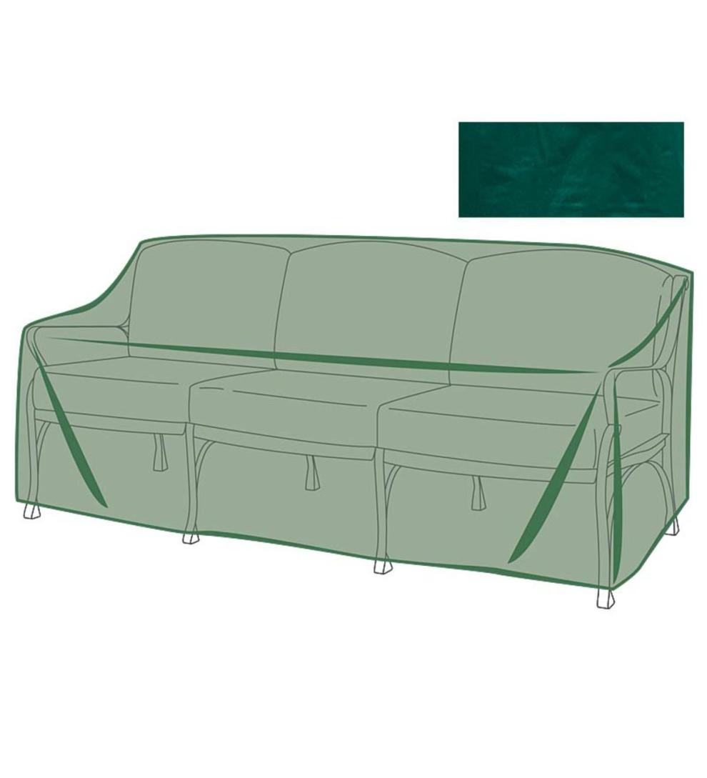 Plow & Hearth Furniture Covers Outdoor Living Classic Outdoor Furniture All-Weather Cover For Sofa - Green