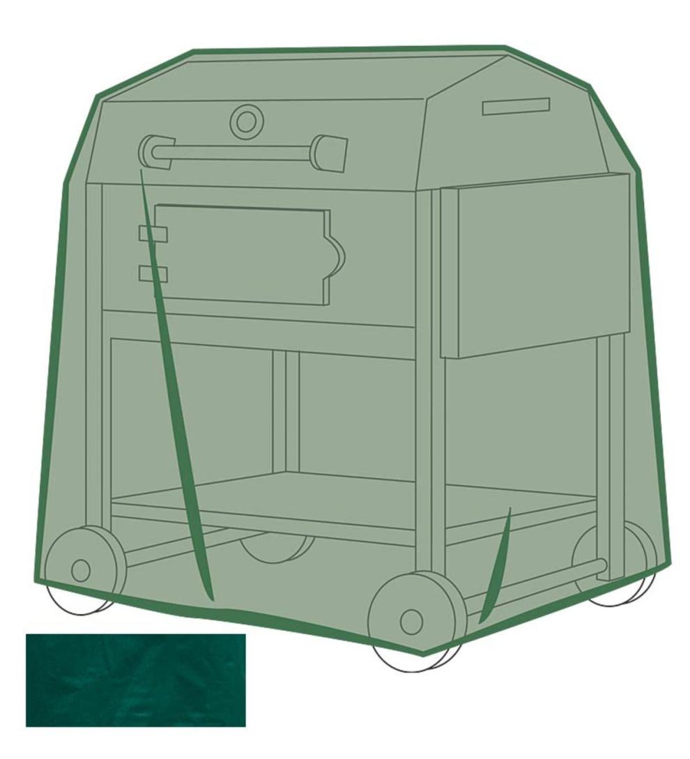 Plow & Hearth Furniture Covers Outdoor Living Classic Outdoor Furniture All-Weather Large Grill Cover - Green