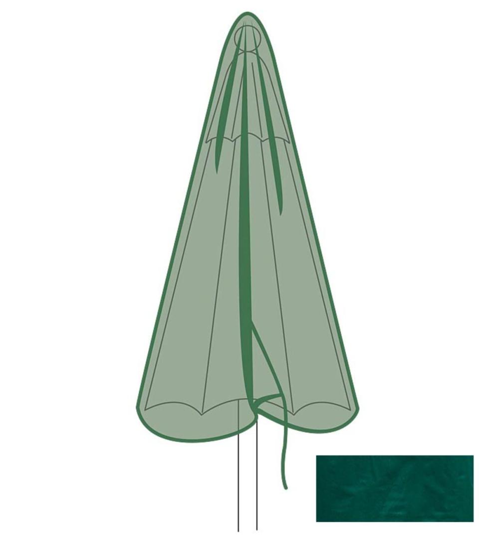 Plow & Hearth Furniture Covers Outdoor Living Classic Outdoor Market Umbrella Cover - Green
