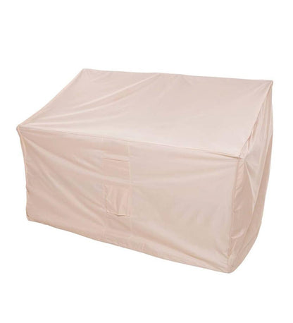 Plow & Hearth Furniture Covers Outdoor Living Deluxe Deep Seat Love Seat Cover - Tan