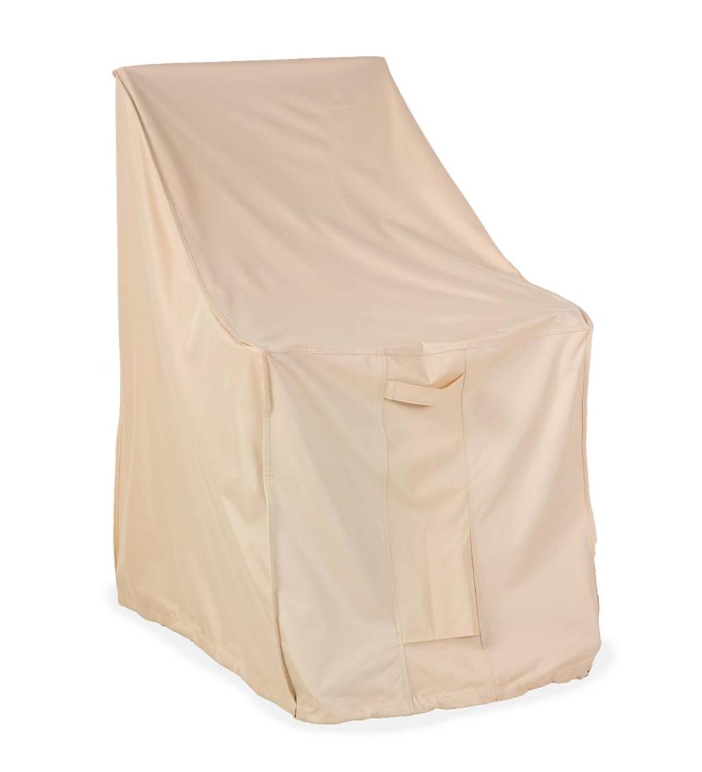 Plow & Hearth Furniture Covers Outdoor Living Deluxe Rocker Cover - Tan