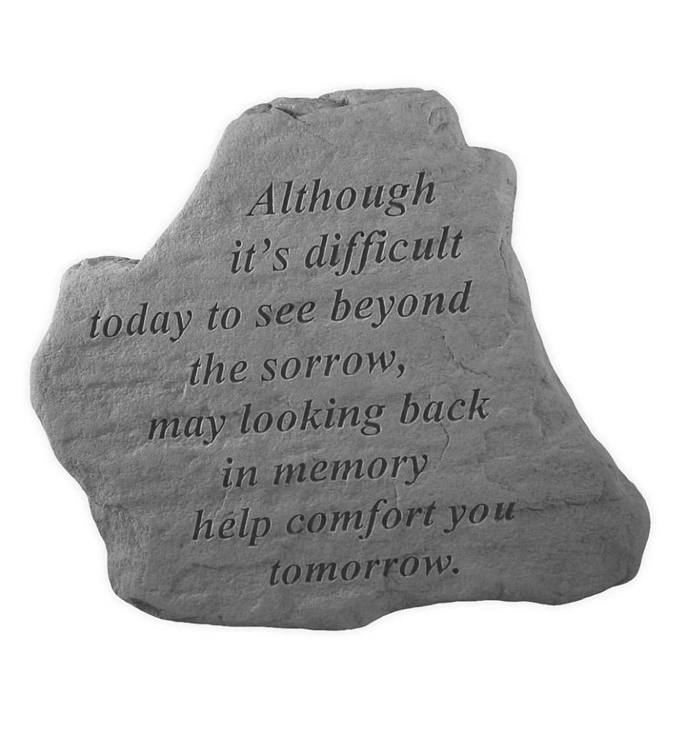 Plow & Hearth Garden Accents Yard & Garden Although Memorial Garden Stone
