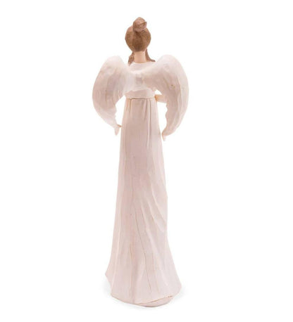 Plow & Hearth Garden Accents Yard & Garden Angel With Hands Full Of Golden Stars Indoor/Outdoor Statue