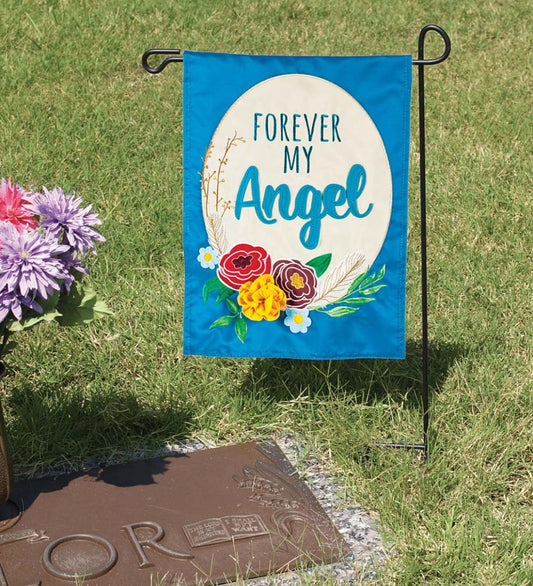 Plow & Hearth Garden Accents Yard & Garden Cemetery-Size Metal Garden Flag Stand