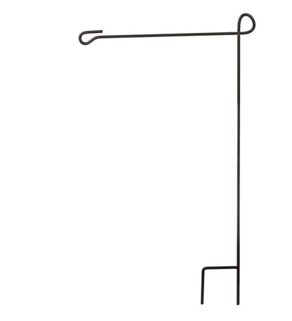 Plow & Hearth Garden Accents Yard & Garden Cemetery-Size Metal Garden Flag Stand