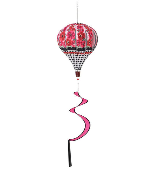 Plow & Hearth Garden Accents Yard & Garden Decorative Garden Balloon Wind Spinner - Bee