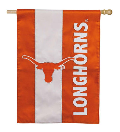 Plow & Hearth Garden Accents Yard & Garden Double-Sided Embellished College Team Pride Applique House Flag - Univ Of Alabama
