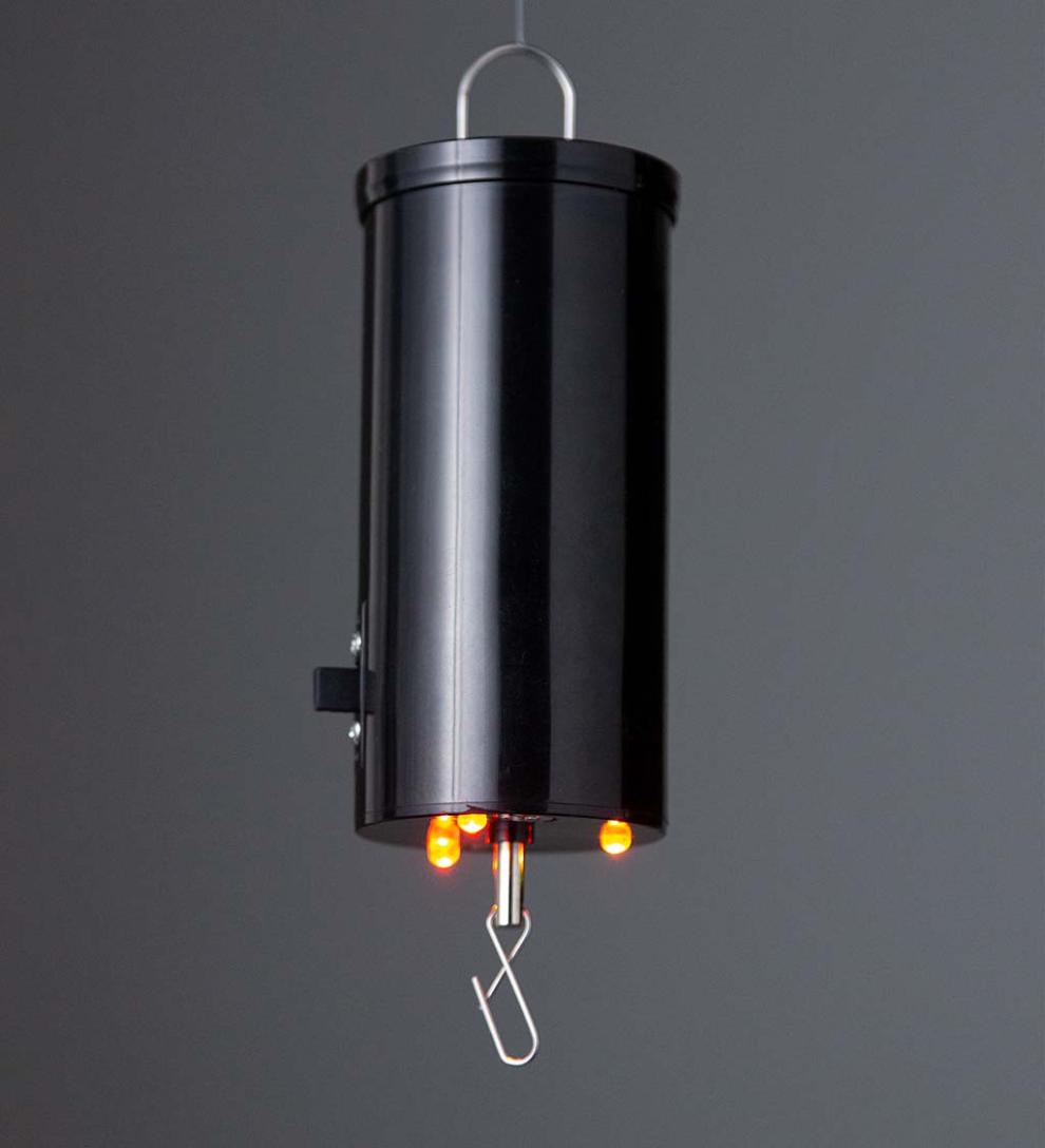 Plow & Hearth Garden Accents Yard & Garden Hanging Illusion Spinner Motor With Lights