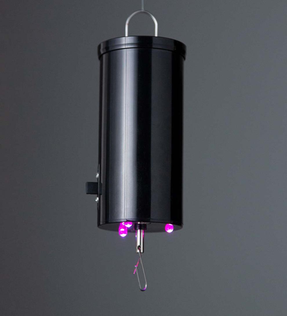 Plow & Hearth Garden Accents Yard & Garden Hanging Illusion Spinner Motor With Lights
