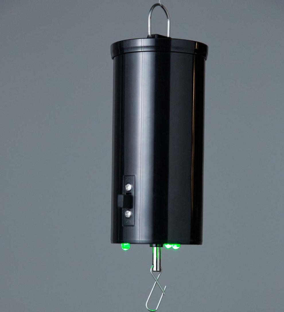 Plow & Hearth Garden Accents Yard & Garden Hanging Illusion Spinner Motor With Lights