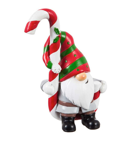 Plow & Hearth Garden Accents Yard & Garden Holiday Gnome Pot Percher, Set Of 3