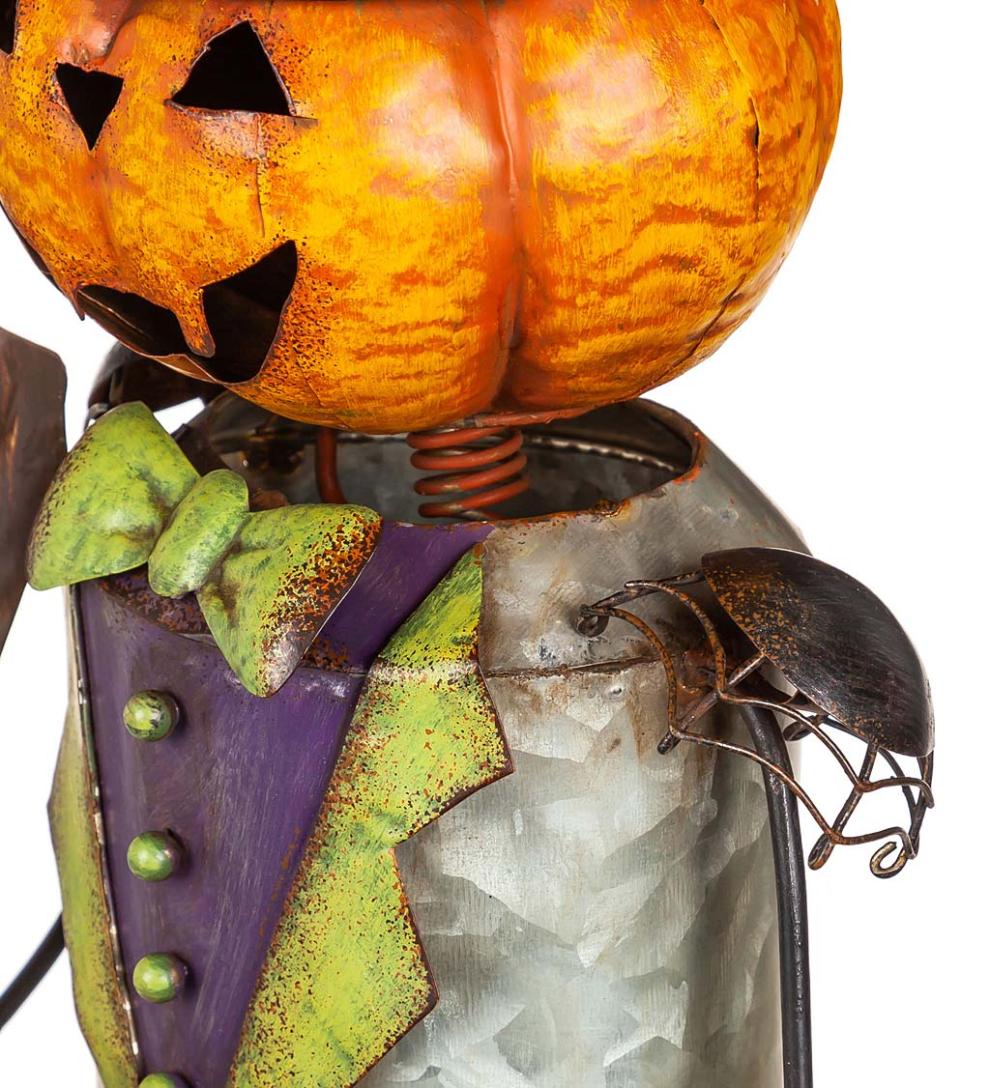 Plow & Hearth Garden Accents Yard & Garden Indoor/Outdoor Pumpkin Witch Garden Statue