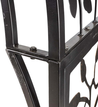 Plow & Hearth Garden Accents Yard & Garden Metal Tree Of Life Arched Garden Arbor With Gate