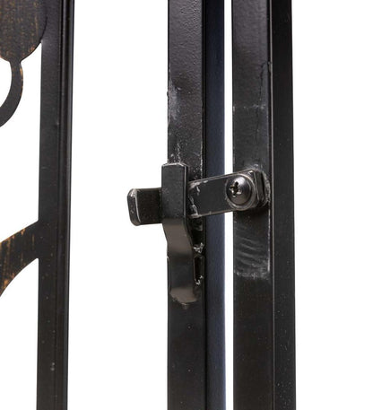 Plow & Hearth Garden Accents Yard & Garden Metal Tree Of Life Arched Garden Arbor With Gate