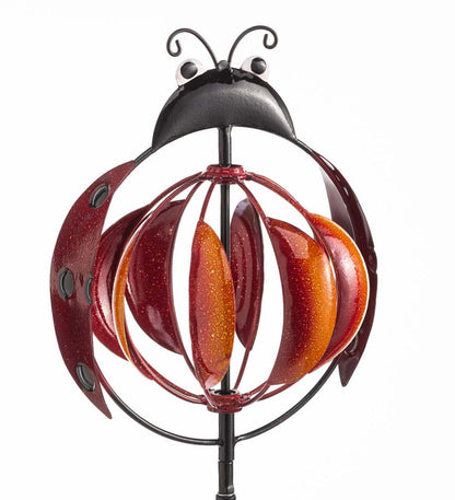 Plow & Hearth Garden Accents Yard & Garden Midi Colorful Flyer Metal Wind Spinner - Butterfly