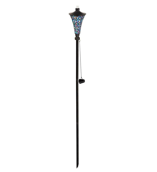 Plow & Hearth Garden Accents Yard & Garden Mosaic Torch - Floral