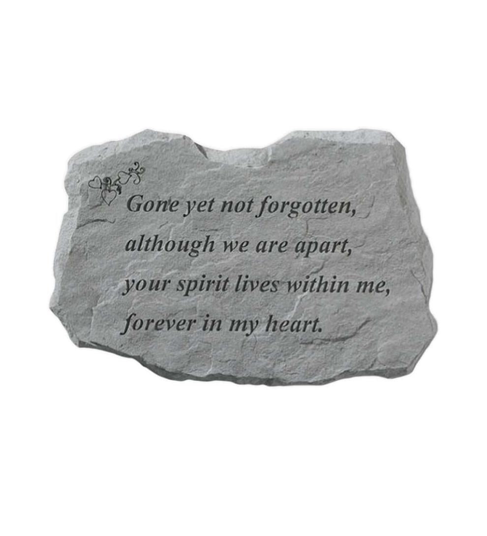 Plow & Hearth Garden Accents Yard & Garden Not Forgotten Memorial Garden Stone