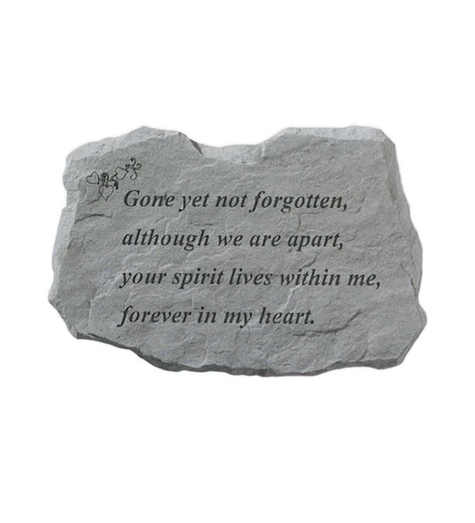 Plow & Hearth Garden Accents Yard & Garden Not Forgotten Memorial Garden Stone