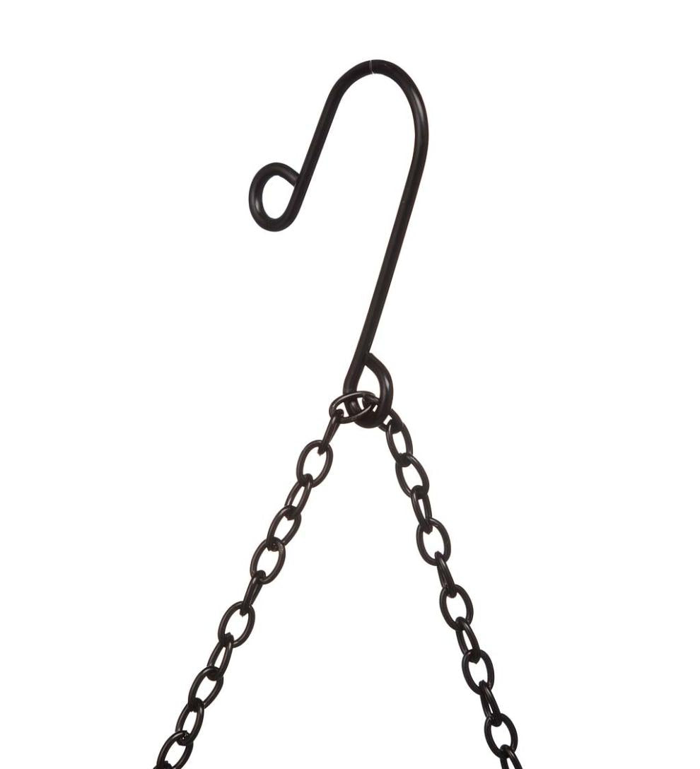 Plow & Hearth Garden Accents Yard & Garden Retro Camper Mesh Bird Feeder With Hanging Chain