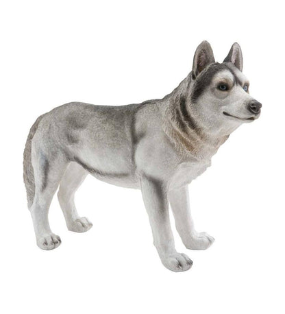 Plow & Hearth Garden Accents Yard & Garden Siberian Husky Dog Statue - Looking Left