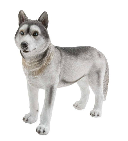 Plow & Hearth Garden Accents Yard & Garden Siberian Husky Dog Statues, Set Of 2