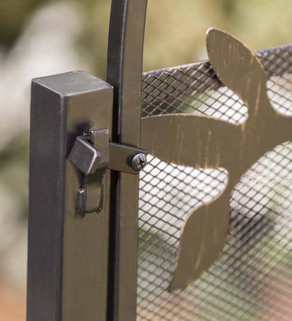 Plow & Hearth Garden Fencing & Edging Yard & Garden Metal Arched Stand-Alone Garden Gate With Tree Of Life Design