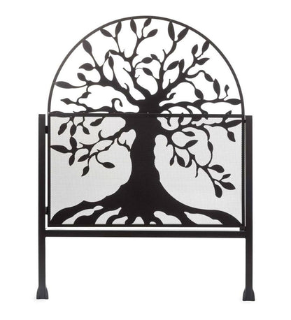 Plow & Hearth Garden Fencing & Edging Yard & Garden Metal Arched Stand-Alone Garden Gate With Tree Of Life Design