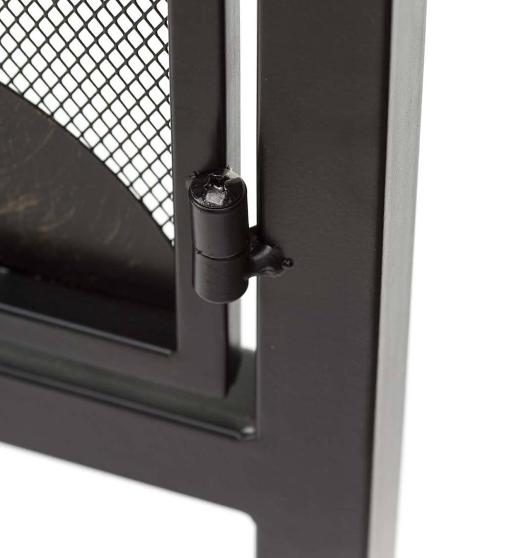Plow & Hearth Garden Fencing & Edging Yard & Garden Metal Arched Stand-Alone Garden Gate With Tree Of Life Design