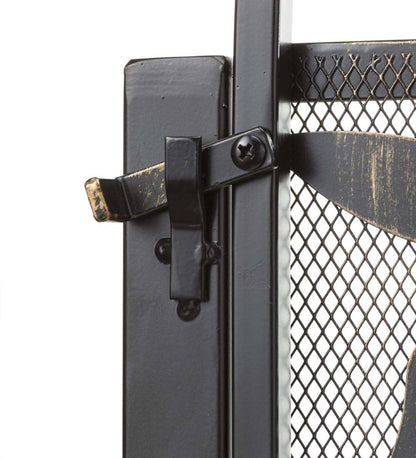 Plow & Hearth Garden Fencing & Edging Yard & Garden Metal Arched Stand-Alone Garden Gate With Tree Of Life Design