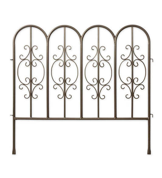 Plow & Hearth Garden Fencing & Edging Yard & Garden Montebello Iron Garden Fencing