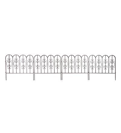 Plow & Hearth Garden Fencing & Edging Yard & Garden Montebello Iron Garden Fencing