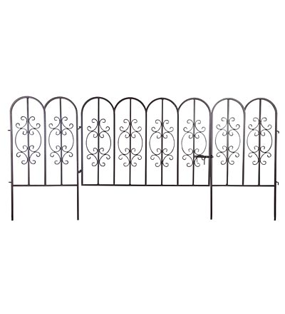 Plow & Hearth Garden Fencing & Edging Yard & Garden Montebello Iron Garden Fencing