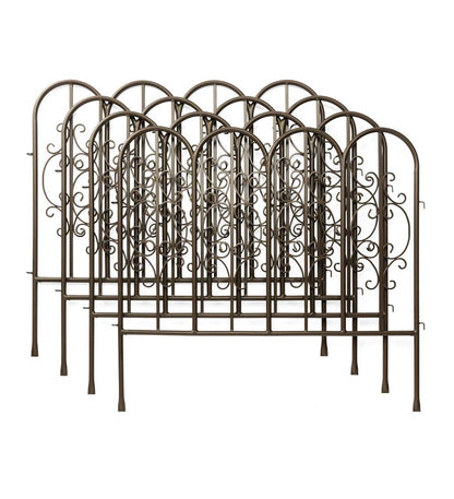 Plow & Hearth Garden Fencing & Edging Yard & Garden Montebello Iron Garden Fencing