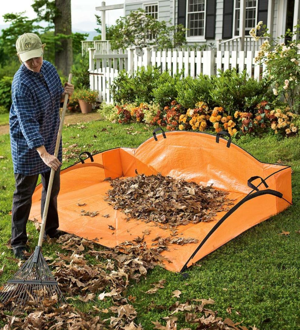 Plow & Hearth Gardenworks® Yard & Garden Ez Leaf Hauler