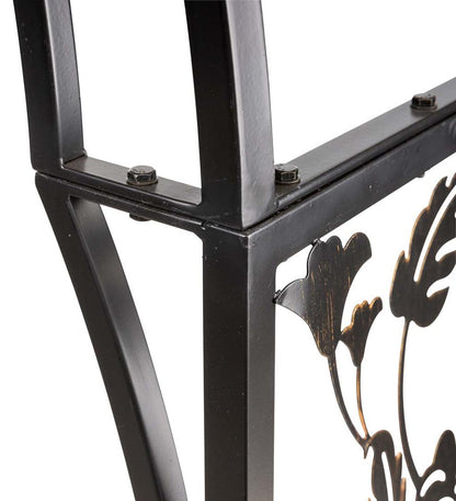Plow & Hearth Gardenworks® Yard & Garden Metal Arched Hummingbird Garden Arbor With Gate