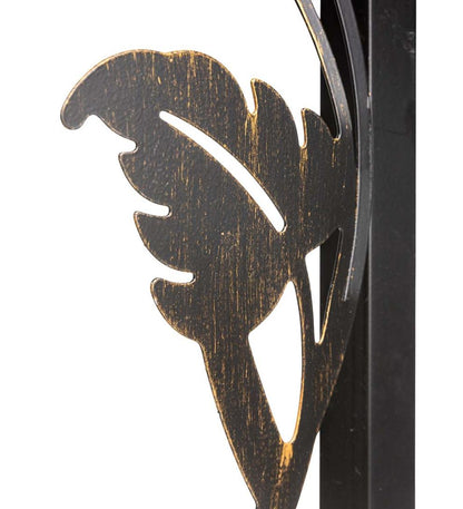 Plow & Hearth Gardenworks® Yard & Garden Metal Arched Hummingbird Garden Arbor With Gate