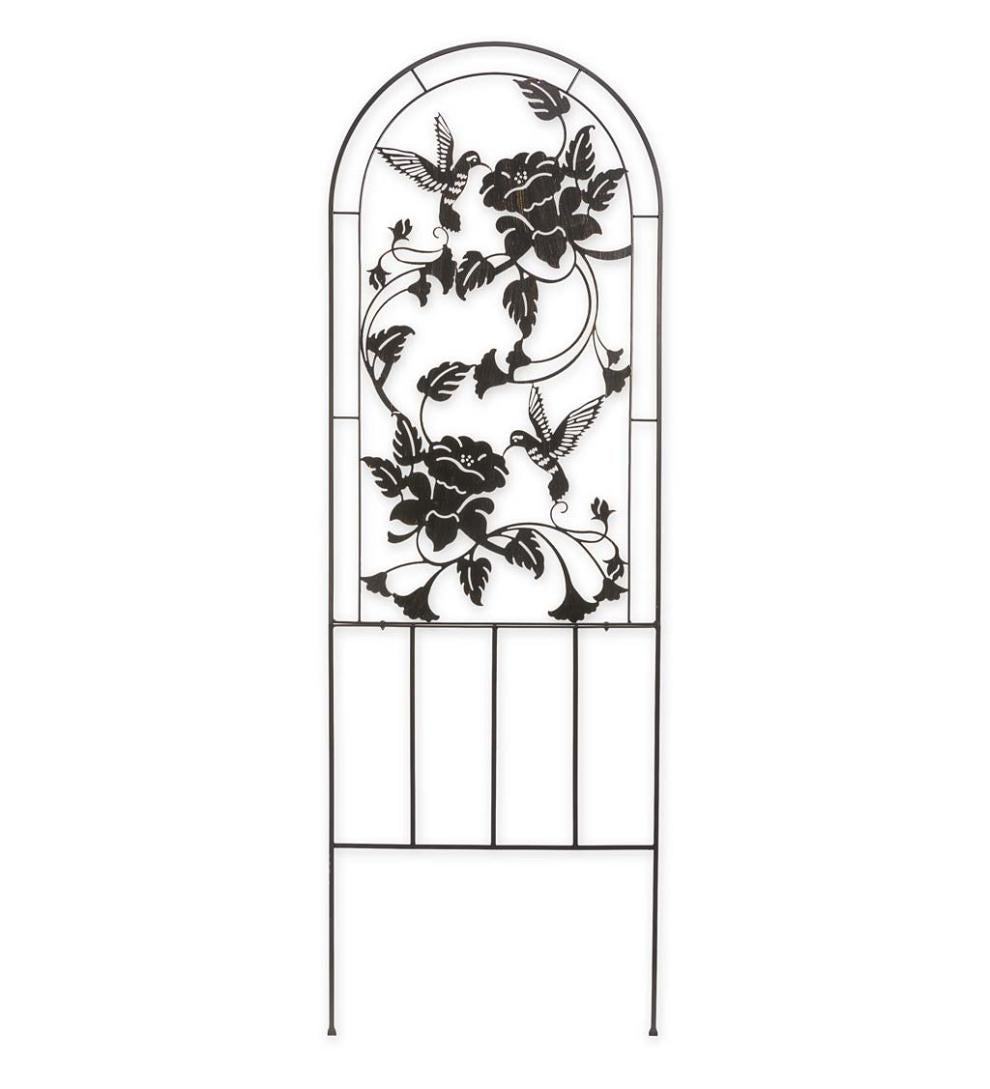 Plow & Hearth Gardenworks® Yard & Garden Metal Garden Hummingbird Trellis
