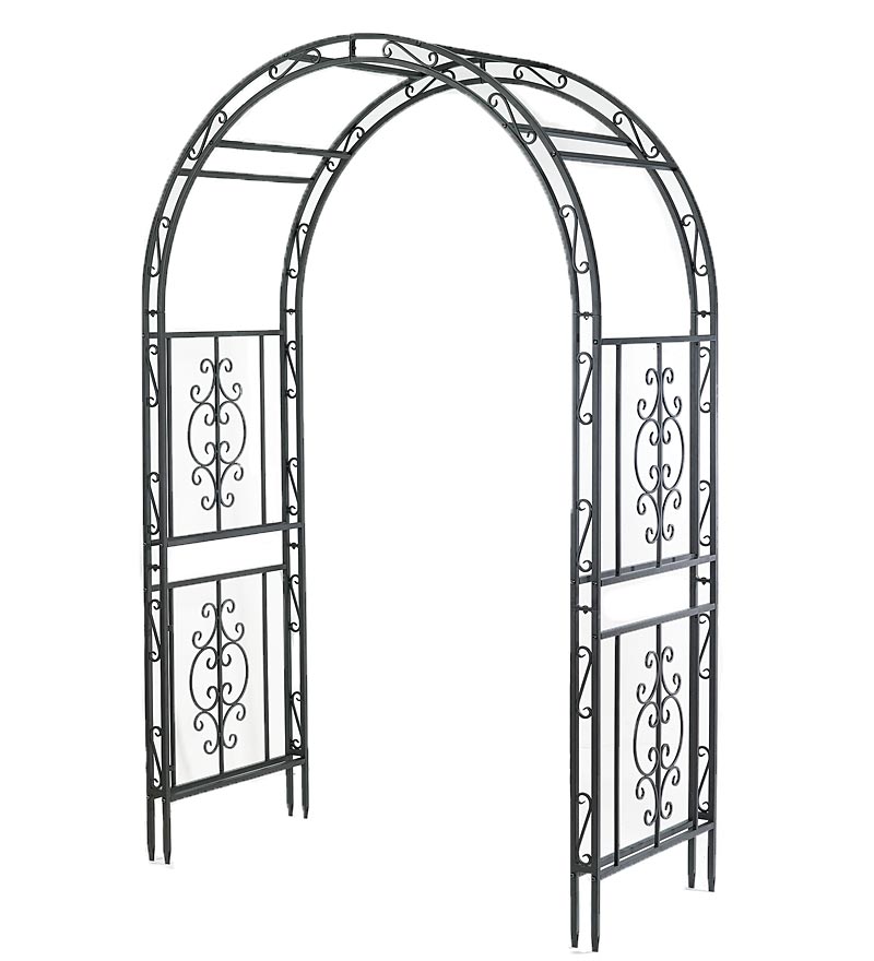 Plow & Hearth Gardenworks® Yard & Garden Montebello Scrollwork Metal Garden Arbor
