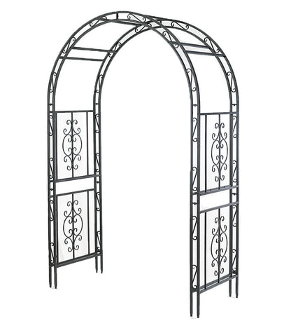 Plow & Hearth Gardenworks® Yard & Garden Montebello Scrollwork Metal Garden Arbor