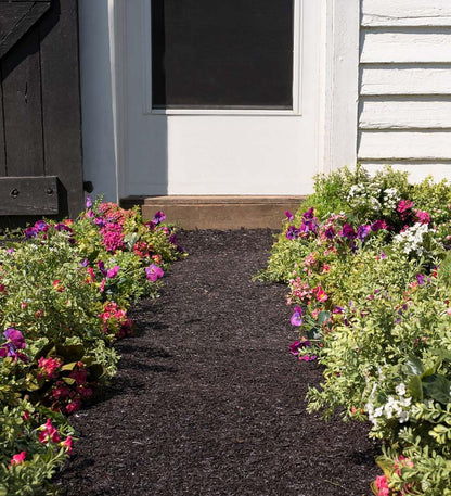 Plow & Hearth Gardenworks® Yard & Garden Permanent Mulch Recycled Rubber Pathway